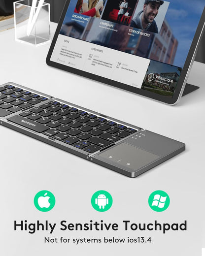FoldEz™ - Mini Wireless Keyboard