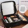 Travel Makeup Bag with LED MIrror