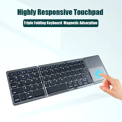 FoldEz™ - Mini Wireless Keyboard