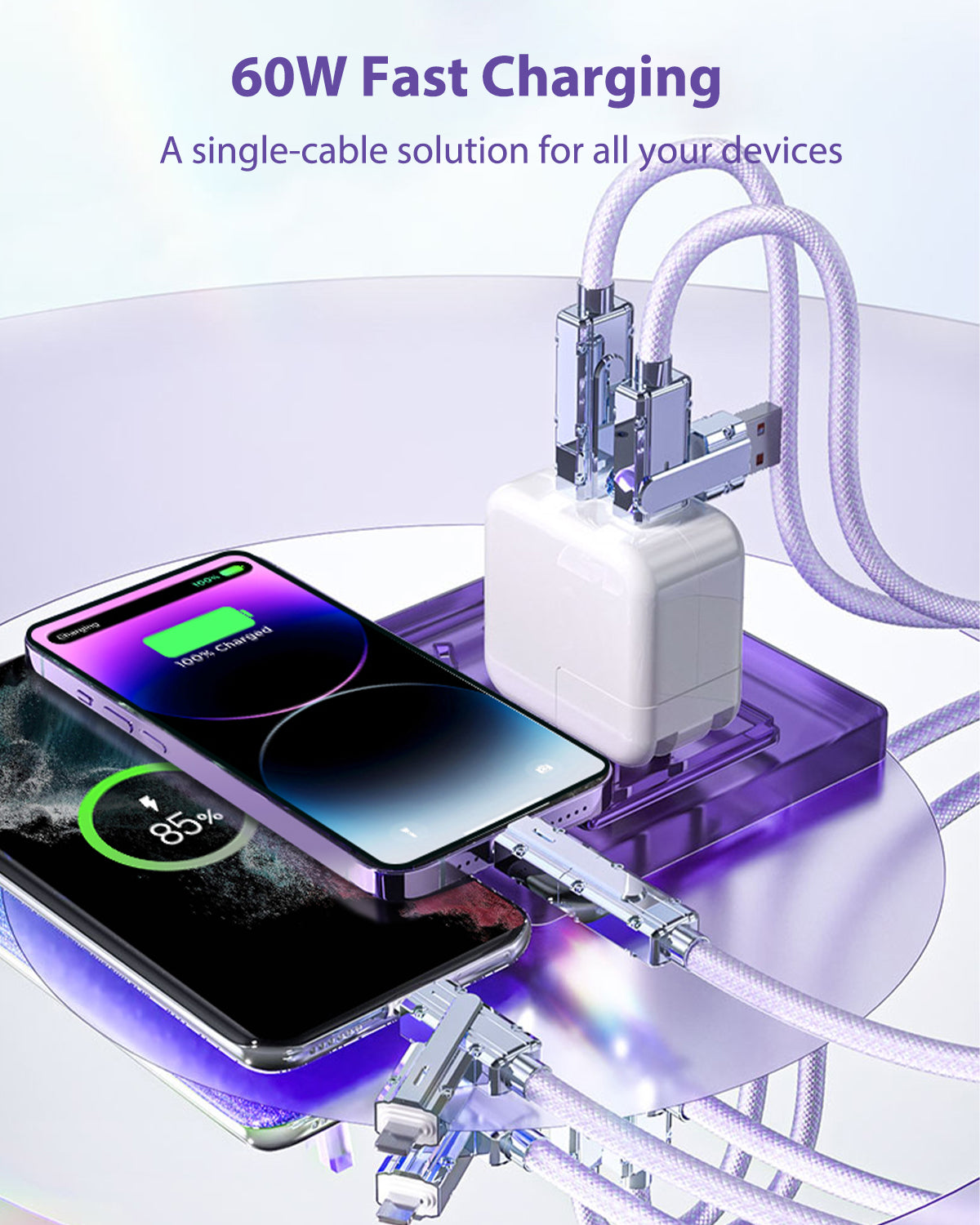 4-in-1 Multi USB Charging Cable