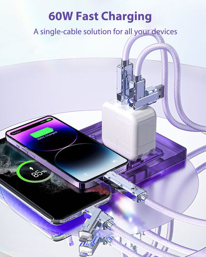 4-in-1 Multi USB Charging Cable