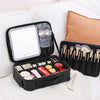 Travel Makeup Bag with LED MIrror