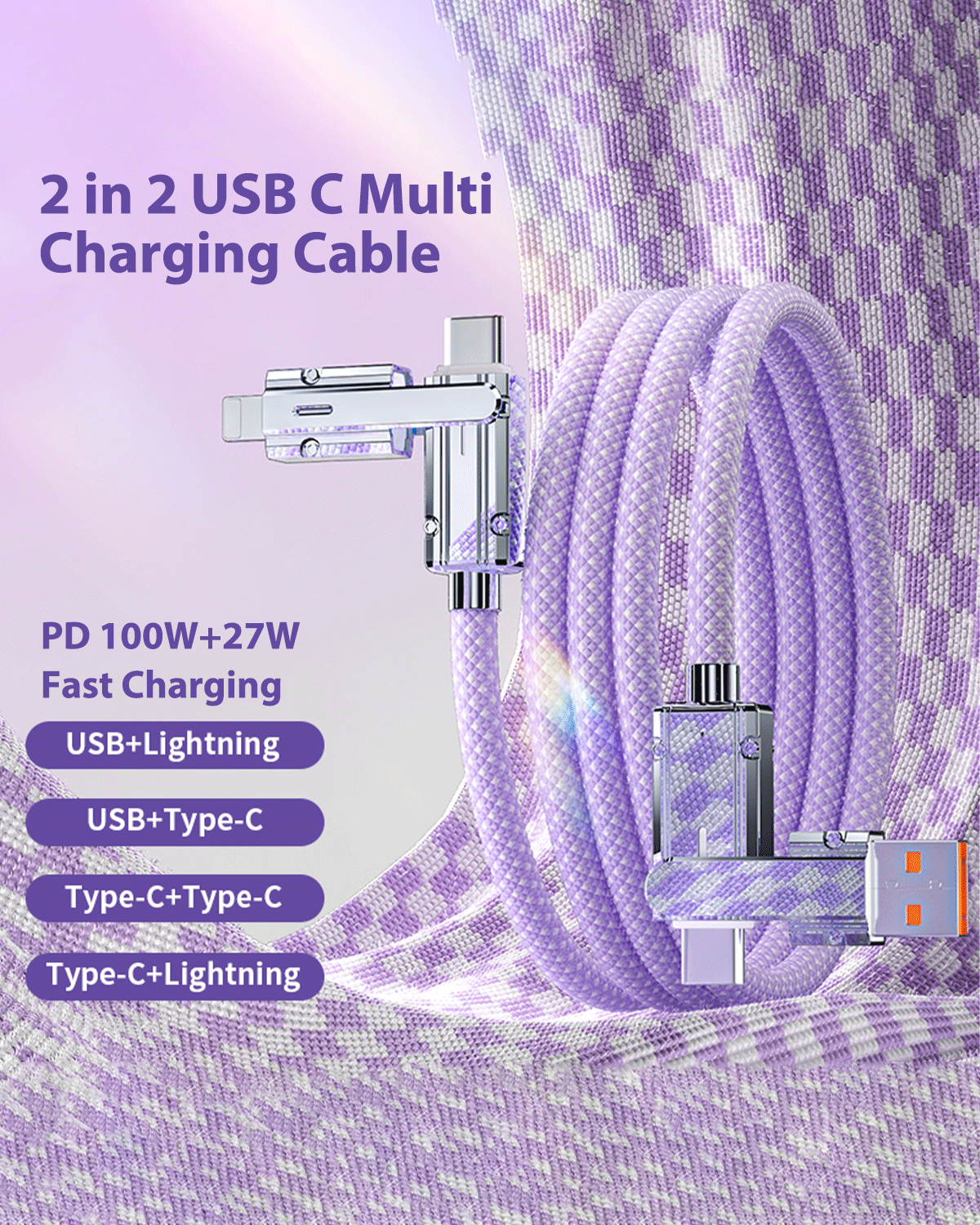 4-in-1 Multi USB Charging Cable