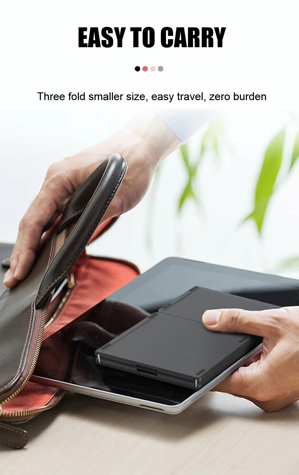 FoldEz™ - Mini Wireless Keyboard