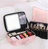 Travel Makeup Bag with LED MIrror