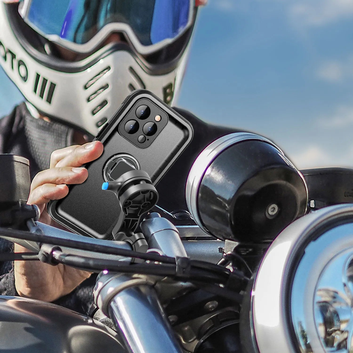 Waterproof Mobile Phone Holder Motorcycle Bike